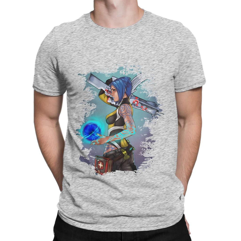bBorderlands the Siren Splatter Tee Graphic 100 Cotton TShirt bBorderlands Tops Tees For Unisex