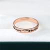 1 Pz Colore Oro Rosa Pietra Bianca Ti Amo Anello Nuziale San Valentino Festa della Mamma Gioielli Regalo