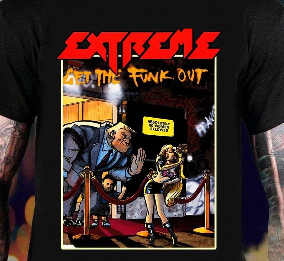 Extreme band Let the funk out Poster Shirt Black Unisex S-5XL E1908 L