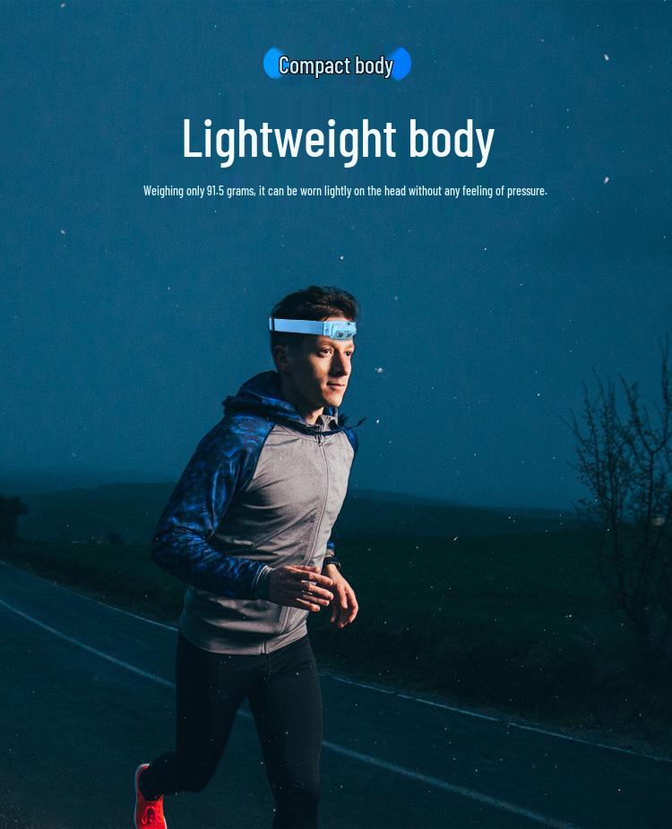 USB Rechargeable Multifunctional Headlamp: Outdoor Camping, Running, Emergency, & Work Light