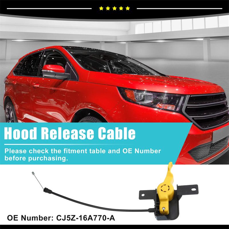 Hood Lock Latch Release Control Cable For Ford For Escape 2013-2018 For Lincoln CJ5Z16A770A 912-221 Car Parts Accessories