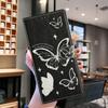 Étui de téléphone élégant en cuir PU style portefeuille avec motif papillon pour iPhone,Samsung,Xiaomi Redmi,Moto,Blackview,Oppo,Huawei,Honor,Google,ZTE,Ulefone,TCL