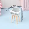 1/12 Dollhouse Baby Bedroom Furniture Accessories Slide/Trojan Horse/Table/ Dining Chair/Bed For Kids Pretend Play Toy