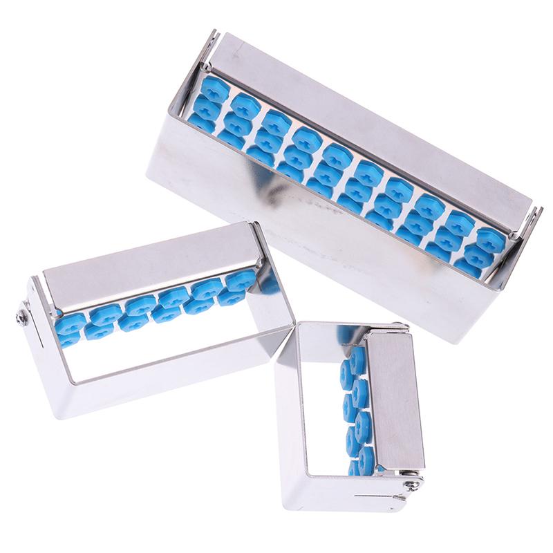 Zubní držák vrtáčků Autokláv Sterilizátor Pouzdro Endo Pilník Dezinfekční box Organizér