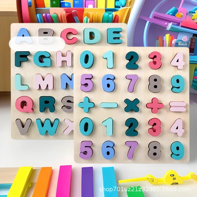 

3D Wooden Alphabet Puzzle for Children s Literacy and Cognitive Development