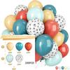 Neues Jahr Matt Glitzer Metallisch Latex Ballon Set für Dekorative Foto Atmosphäre