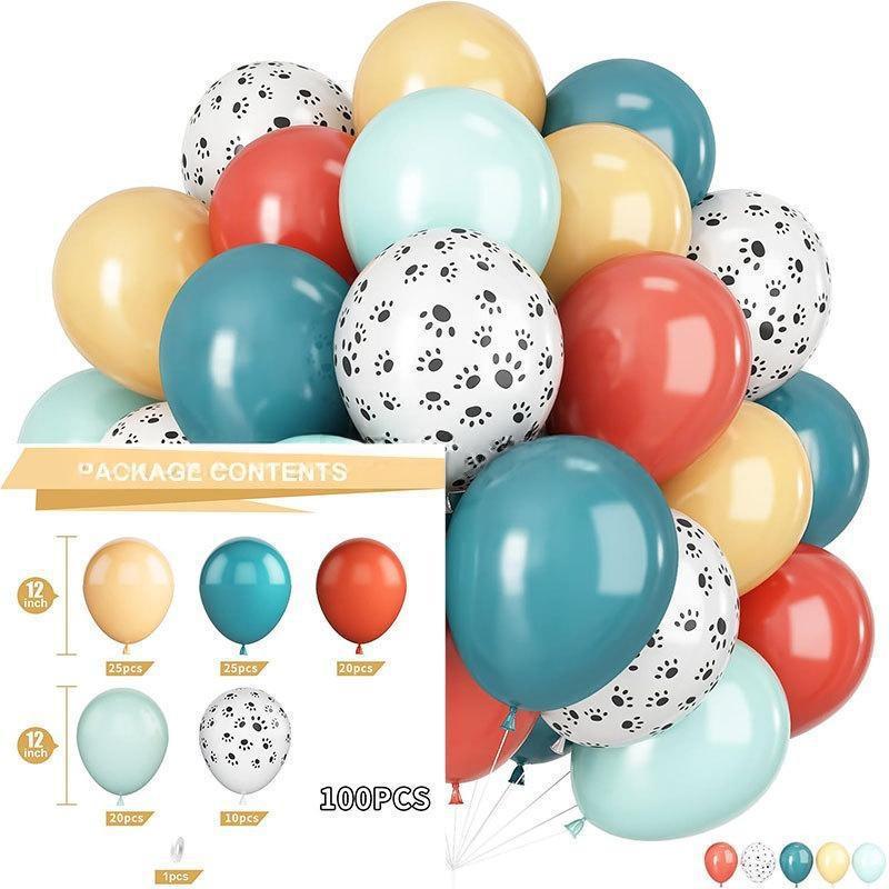 Neues Jahr Matt Glitzer Metallisch Latex Ballon Set für Dekorative Foto Atmosphäre