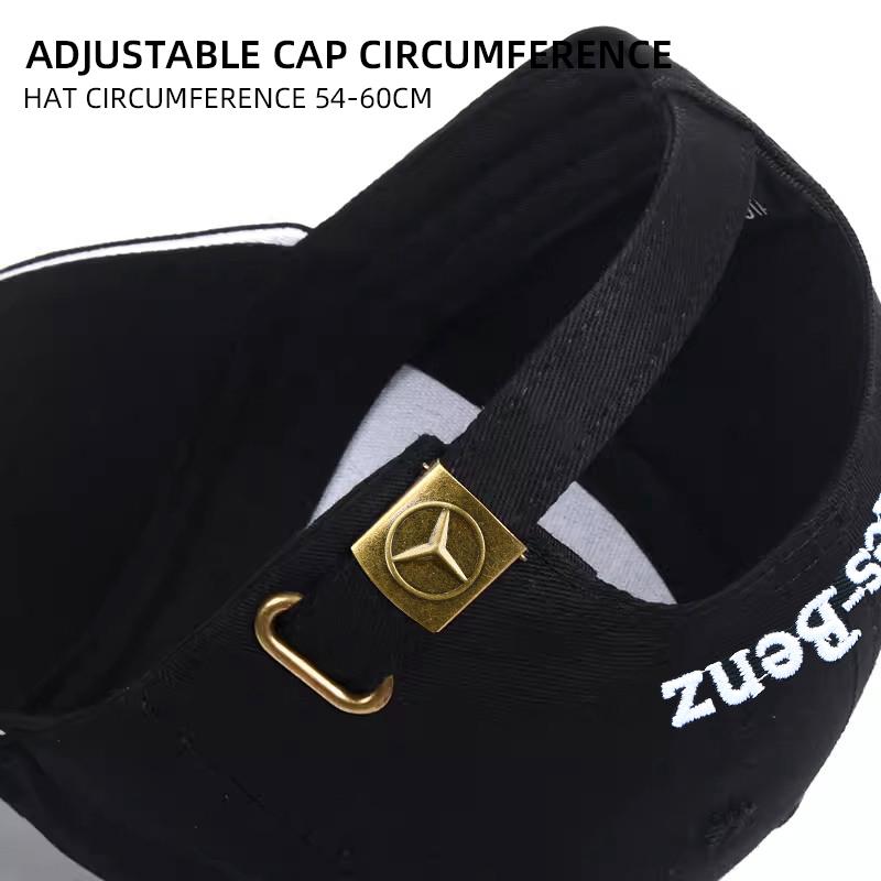 Car Baseball Caps Adjustable Casual Caps Embroidery Logo for Mercedes Benz A B C S Class AMG GLA CLA GLC W176 W221 Car Ornaments QF1