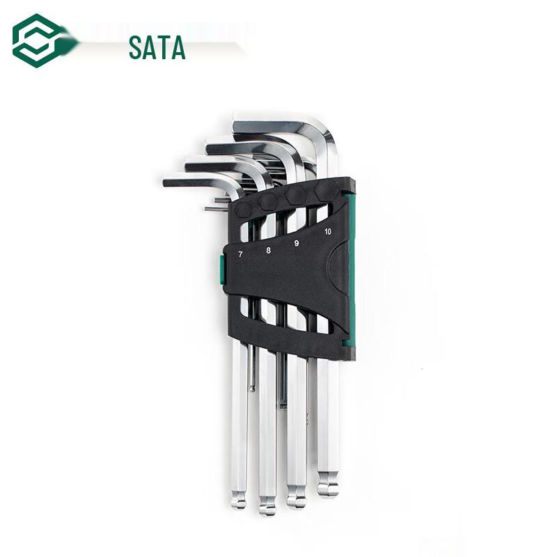 SATA 10-Piece Long Ball-End Hex Key Set SVCM