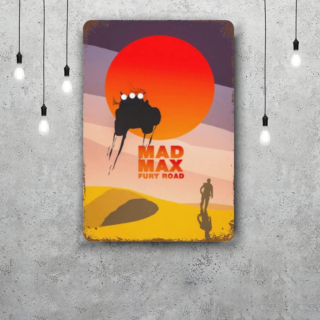 Mad Max Classic Poster Rusty Metal Plaque Retro Decorative Plate Bar Man Cave Garage Club Metal Sign Wall Decoration