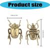 Metal Animal Statues Figurines Retro Cicada Statue Figurines Sculptures Tabletop Centerpieces Home Decors Collectibles