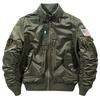 Veste de vol printemps et automne pour hommes, veste d'outillage tactique ample de grande taille, col montant, maillot de baseball brodé, tendance pour hommes