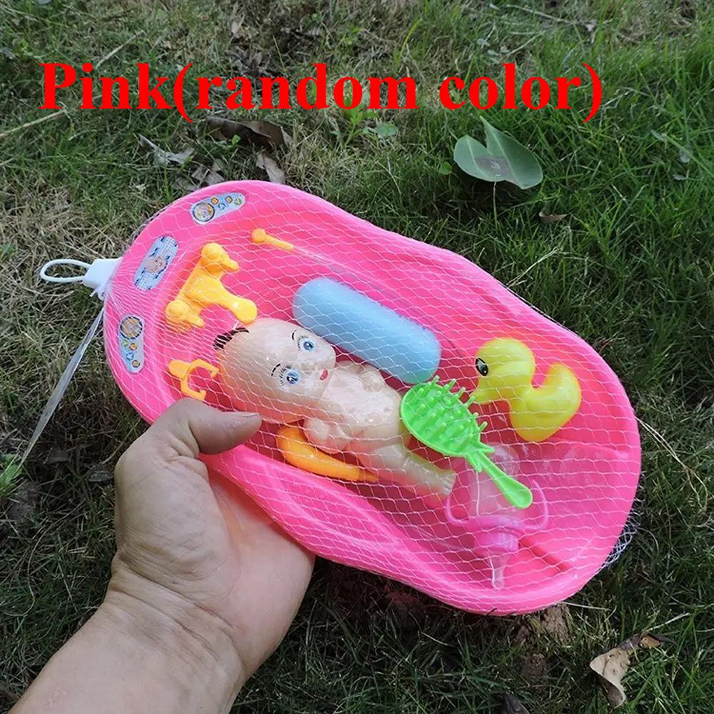 

Baby Doll Bath Set Toys With Shower Faucet Bathtub Duck Accessories For Kids Pretend Play Water Play Bath Toys Beach Toys