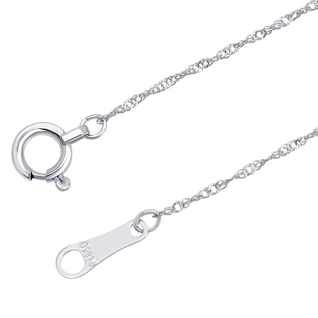 Necklace Screw Pt850 Wire Diameter Width Length [Lara Christie] Chain, Type, Platinum, 0.12mm, Approx. 0.8mm, 45cm, lc97-0043-pt-012-45