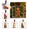 Custom Name Christmas Keepsake Cash Gift Ornament, Acrylic Holiday Money Holder for Cash, Funny Santa Ornament Snowman Angel Elk Xmas Tree Hanging