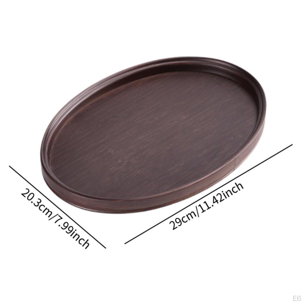 Vorspeisenplatte Holzplatte Dekorative Schale Servierholz für Bar-Mittelstück