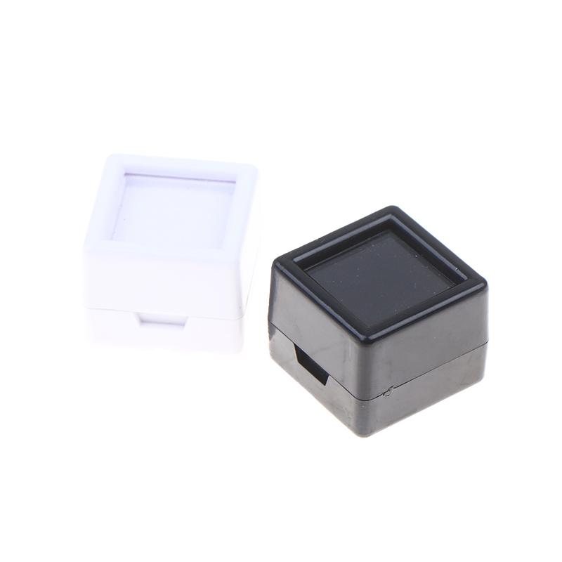 10 ks Organizér na diamantové šperky Krabička na balení drahokamů Krabička na diamantový prsten Šperkovnice 2 cm Drahokam Zirkon Dárková vitrína