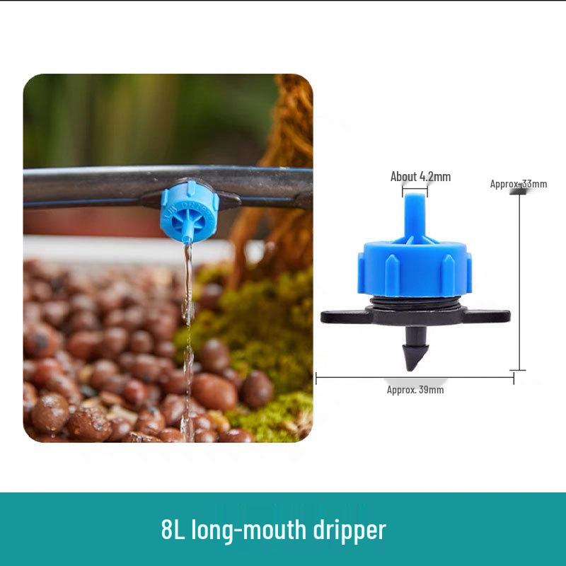 

Pressure-Compensating Drip Emitter 2L/4L/8L - Removable Garden & Balcony Irrigation Stabilizer