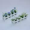 1/12 Dollhouse Simulation Flower Potted Model Dollhouse Mini Garden Decoration Dolls House Micro Landscape Ornament
