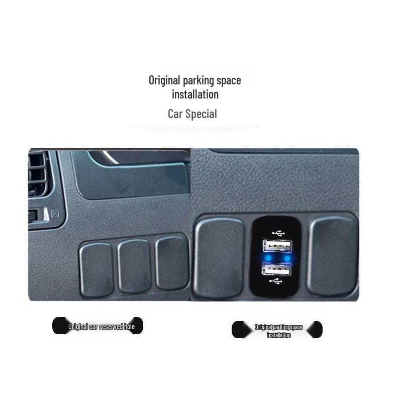 Dongfeng Fengxing Jingyi Dual USB QC3.0 Fast Car Charger