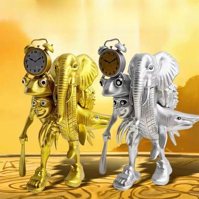 Golden Italian Brainrot Monster Fusion Edition Figures Toy Tung Tung Tung Sahur Tralalero Tralala Anime Action Figure Ornament