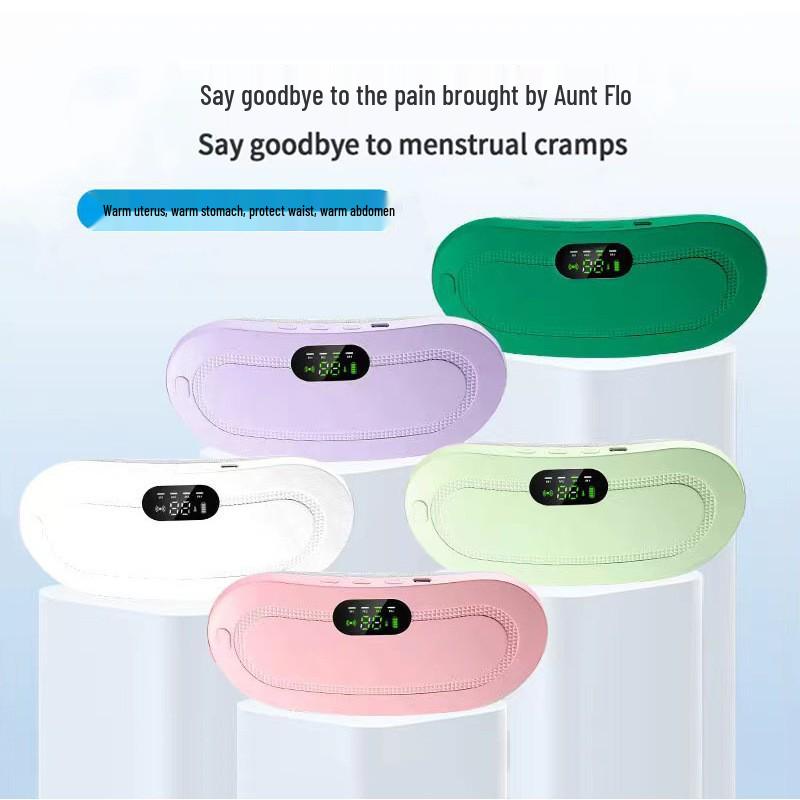 Cross-Border Digital Heating Waist Belt for Menstrual Relief with Vibration and Lumbar Support