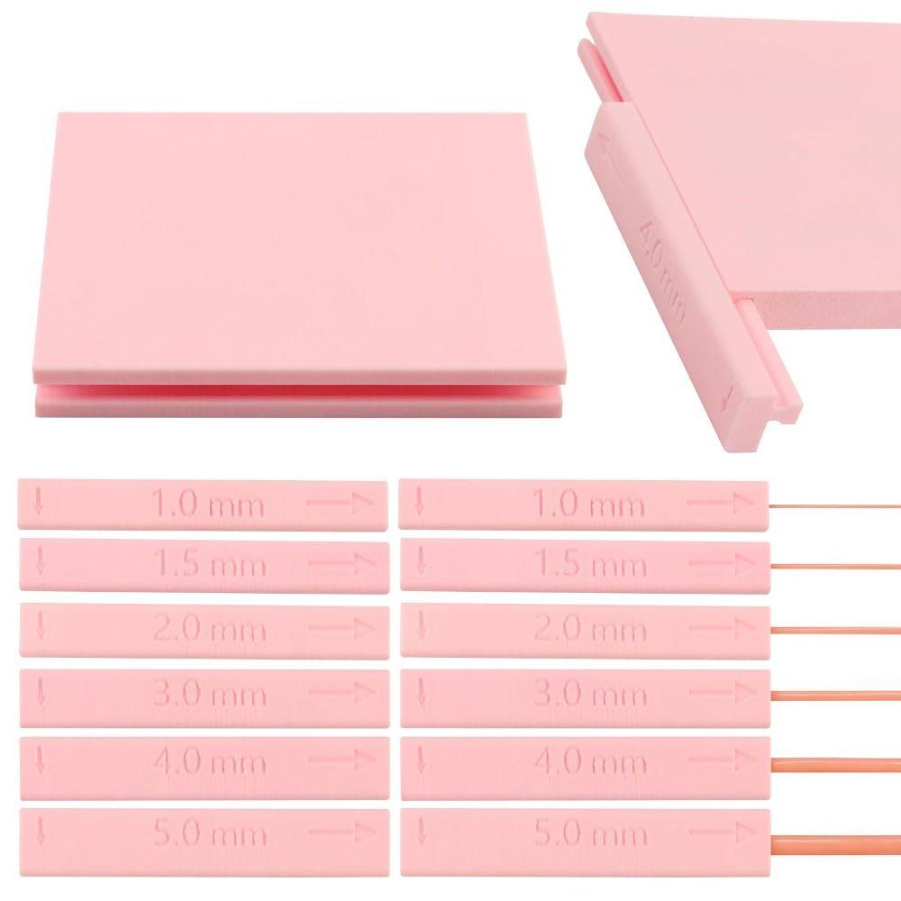 Plastic Clay Hoop Earring Tool 12 Sliders Clay Strip Shape Maker Home Crafting