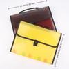 Large Plastic Data Document Bag Pocket Storage Capacity Waterproof File Transparent Folder Press Button Office Supplies