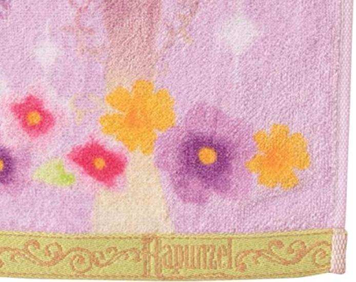 Marushin Disney Tangled Hand Watercolor Product 2005084000 Towel, 34x36cm, Rapunzel, 100% Cotton, Number