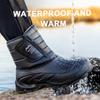 Mode Übergröße 46 Winter Schneestiefel Wasserdicht Herren Warm Plüsch Schneestiefel Leicht Outdoor Rutschfeste Schuhe Herren Winterstiefel