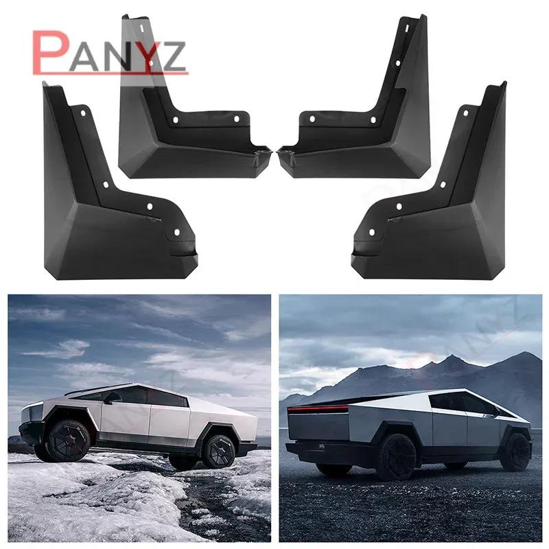 MudFlaps For Tesla Cybertruck  2024 Pickup Mudguards Mud Flaps Splash Guards Front Rear Wheels Fender Car Accessories 4Pcs