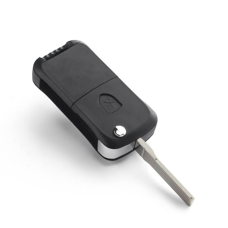 KEYYOU Replacement Remote Flip Folding Car Key Shell Case 3 Buttons For Porsche Cayenne 2010 2009 2008 2003 2004 2005 2006 Key