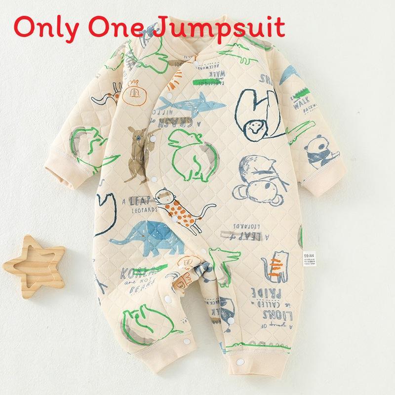Baby Cotton Snowsuit With 3layer Warmth For Newborns And Infants