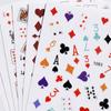 Japanese Decals Fashion Interesting DIY Nail Decoration Poker Nail Art Sticker Manicure Playing Cards Design