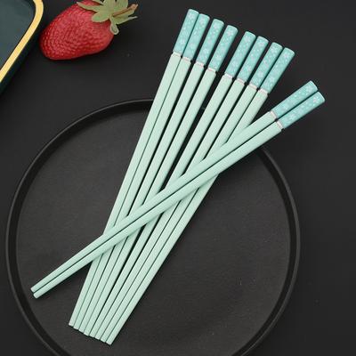 5 párů vysokoteplotně odolných protiskluzových japonských sakurových hůlek do domácnosti, opakovaně použitelných na sushi, hashi, jídlo a tyčinky, nádobí