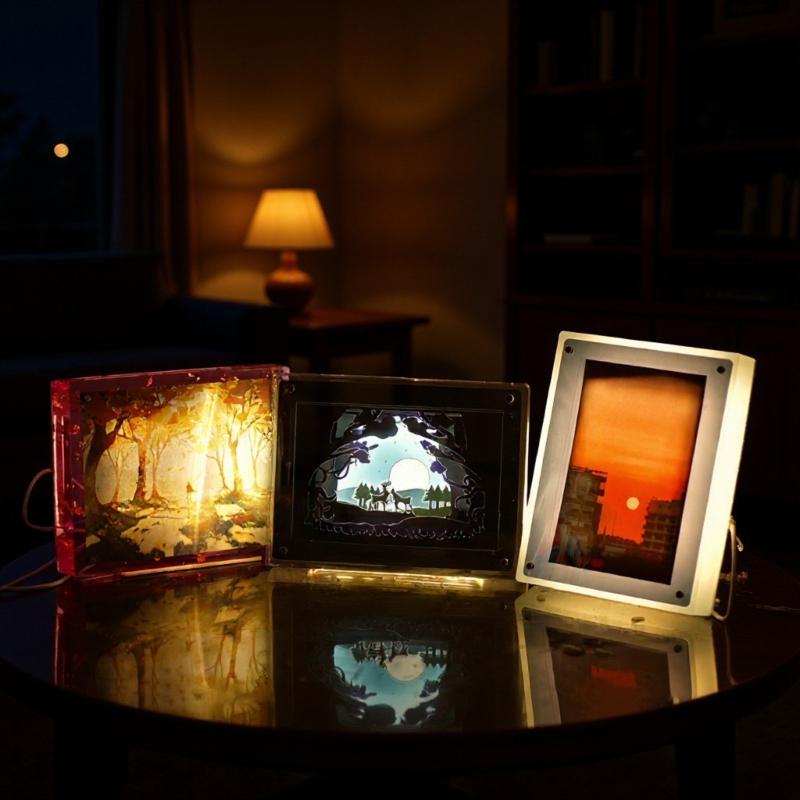 Multifunctional Silicone Moulds Reusable Picture Frames Moulds Silicone Molds Resin Art Molds Suitable for Crafting