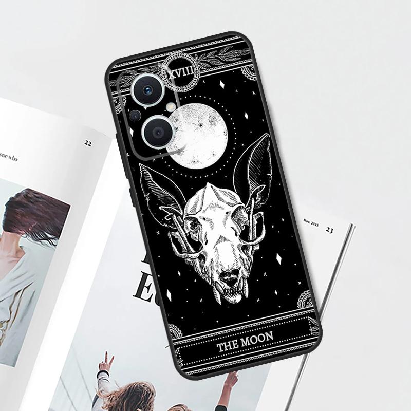 

Чехол для телефона OPPO Find X8 X6 X9 Pro OPPO Reno 14F 11F 12F 13F 7 8 Lite 10 11 12 13 14 Pro с рисунком Луна Колдуньи OPPO Find X9 Pro