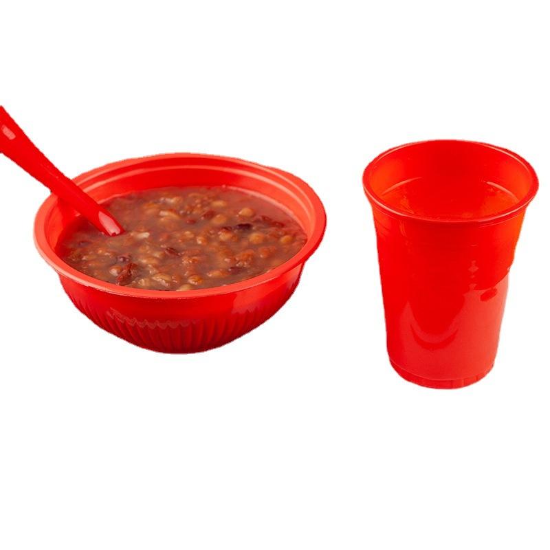 20 ks Jednorázové svatební dvojité dětské misky na jídlo potravinářské kvality