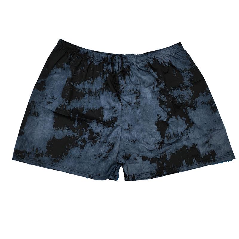 Men's Floral Swimming Trunks - Plus Size Anti-Embarrassment Flat Leg Boxers