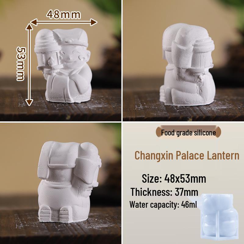 Silicone Plaster Mold DIY Embossed Pattern Tool for Aroma Doll Ornaments and Diffuser Stones