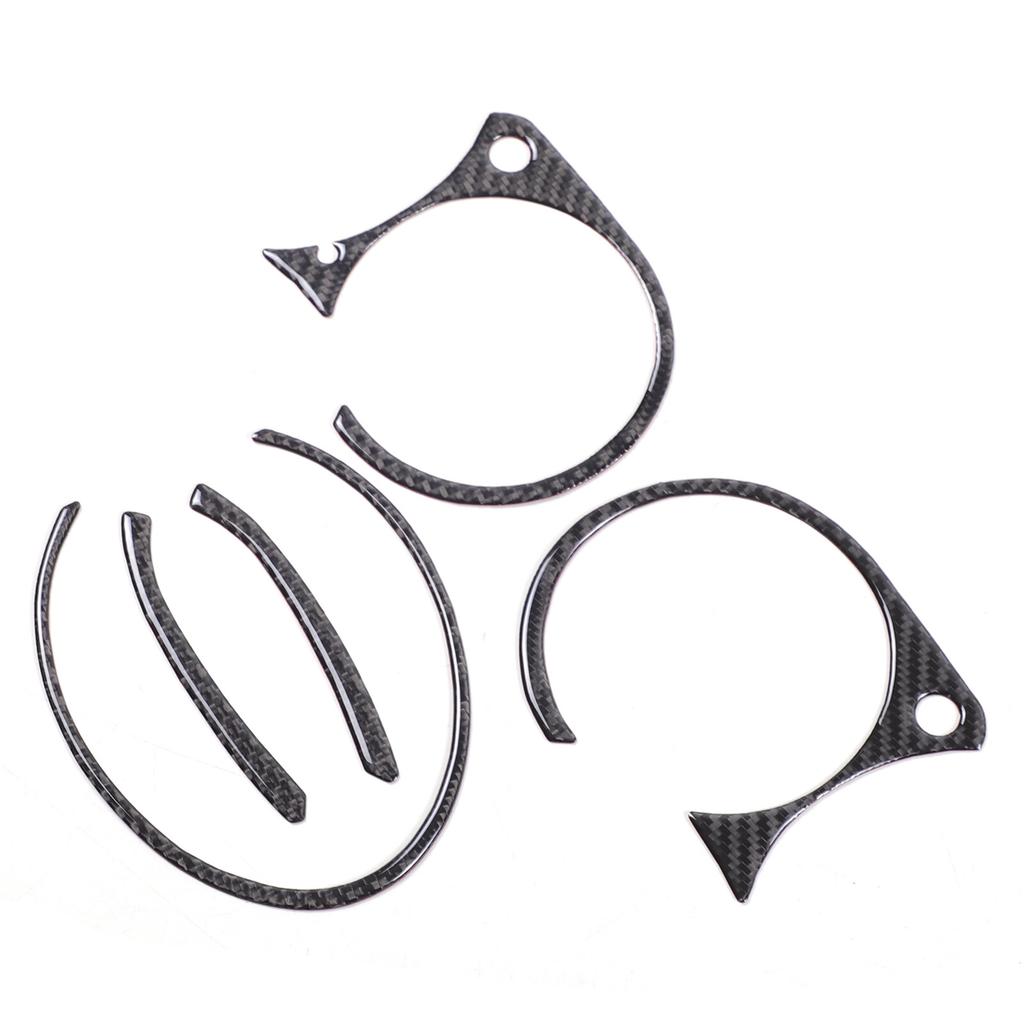 Carbon Fiber Dash trument Panel Bezel Cover Trim For Nissan 370Z 2009-