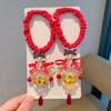 Mid-Autumn Festival Rabbit Hanfu Hair Clip – Ancient Style Fairy Bowknot Headdress for Children