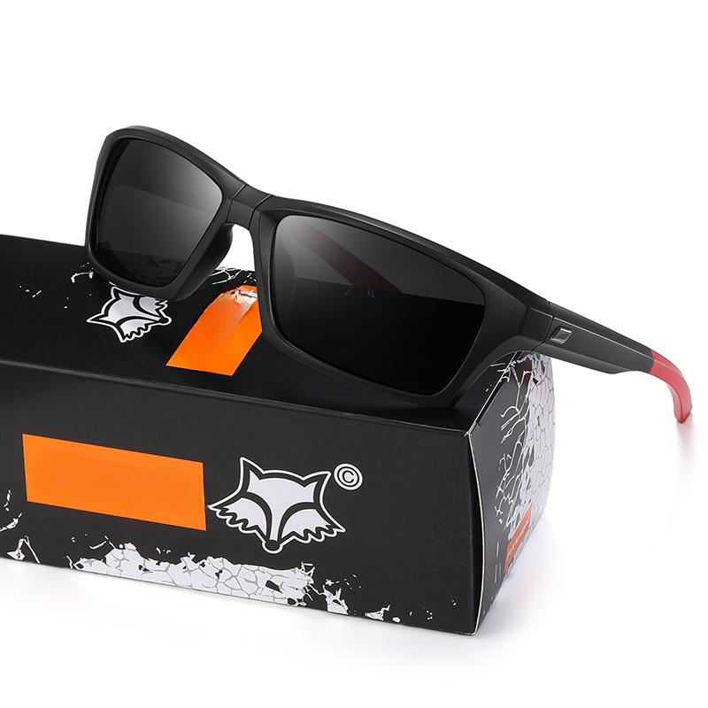 New Tr90 Polarized Outdoor Cycling Colorful Sunglasses, Hiking and Mountaineering Glasses, European and American Windproof Folding Glasses