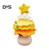 Crochet Christmas Tree Handmade Knitting Xmas Tree Ornaments Potted Plant Desktop Figurine for Holiday Crafting