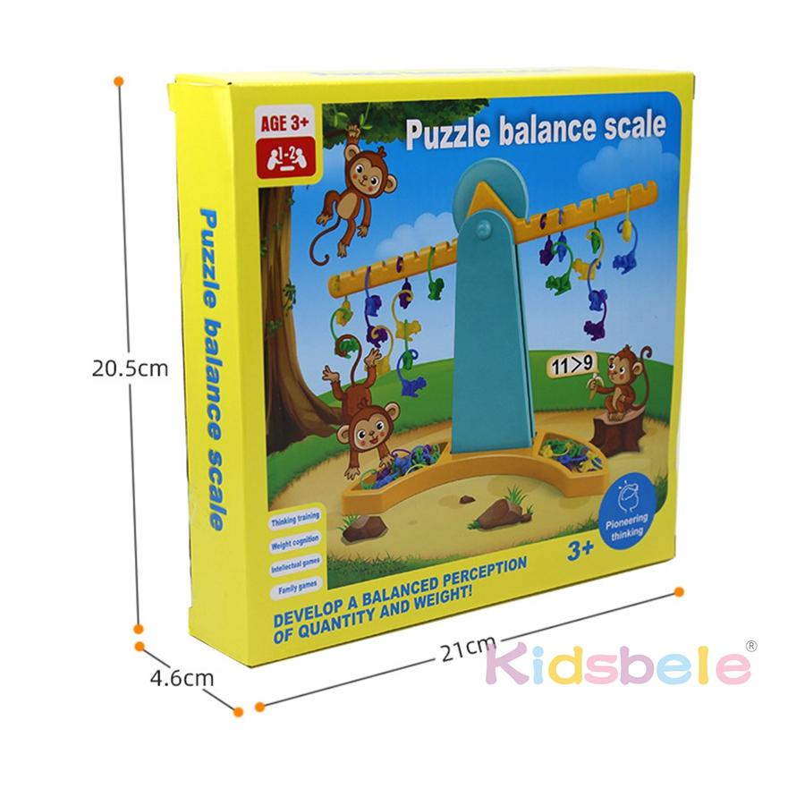 Monkey Balance Counting Toys Educational Monkey Scale Math Toy Montessori Math