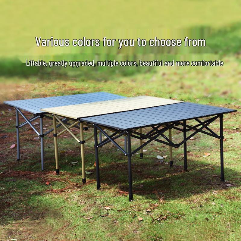 Portable Reinforced Aluminum Folding Outdoor Table