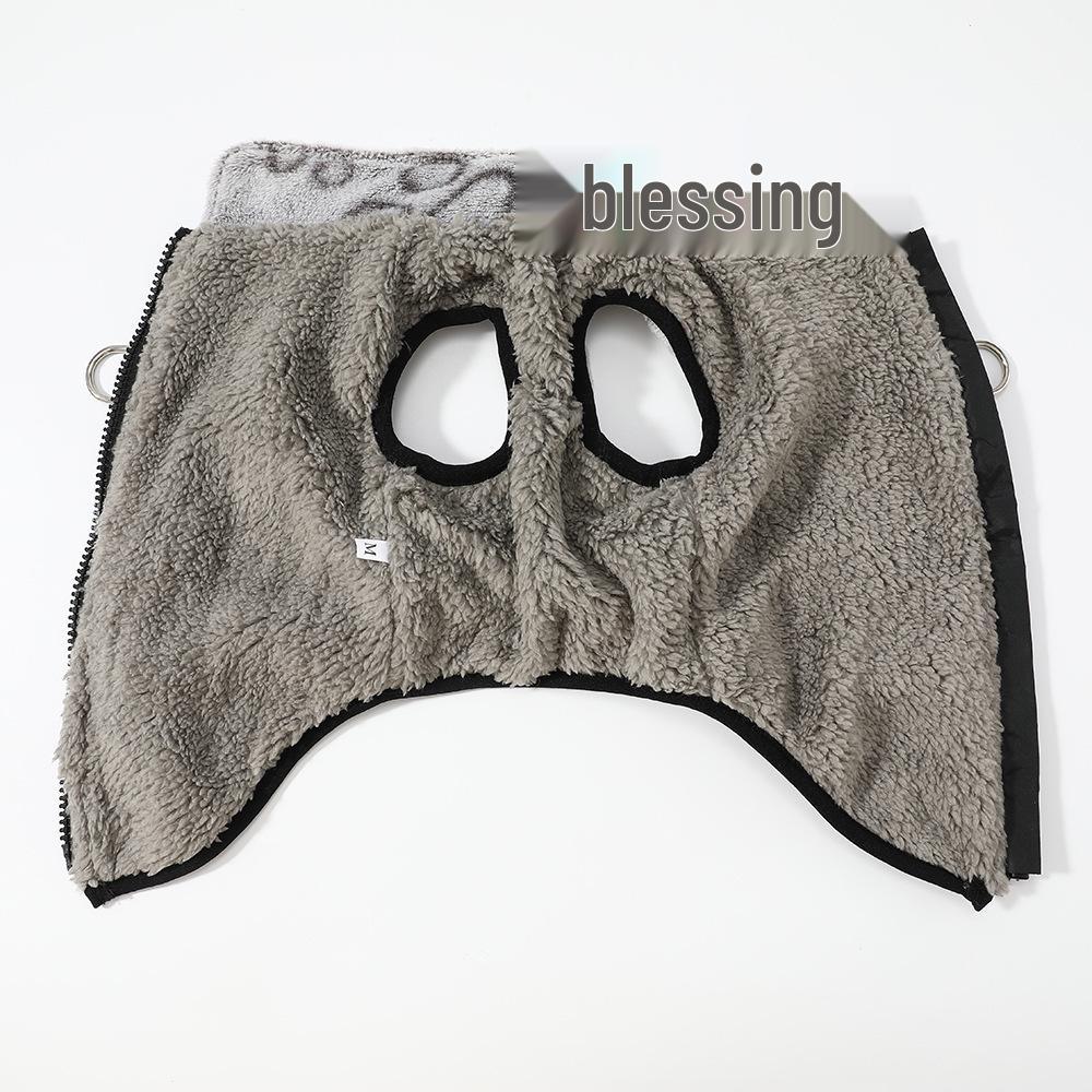 Leashable Dog Zipper Jacket - Cross-Border Sweater for Teddy, Bichon, Chihuahua - Autumn/Winter Pet Clothing