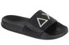 SUN68 Slippers Strass Logo, Womens Black Slides