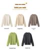 Pull en laine torsadée unisexe: Sept aiguilles épaissies, 100 % laine pure, col semi-haut, style automne/hiver pour bébés garçons et filles.