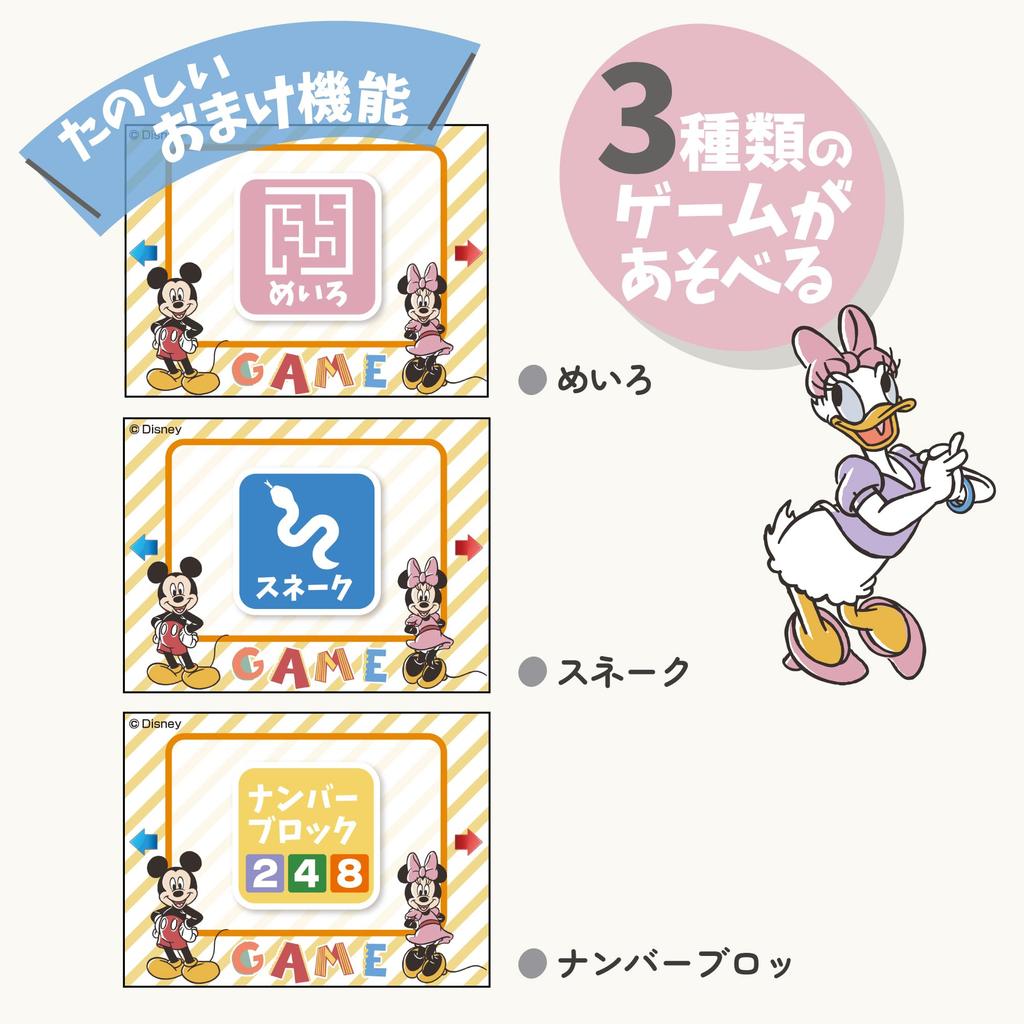 Kenko Disney Kids Camera Mickey & Minnie KC-KZD15 Keychain Set Child's Digital Camera with Front and Rear Cameras Selfie Voice Messages 20 Frames